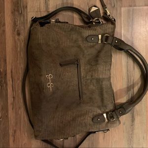 Jessica Simpson Large Purse, Brown Alligator.